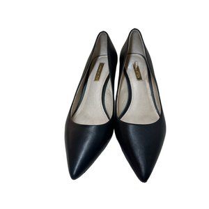 Louise et Cie Jordyna Pumps Pointed Toe Black Leather size 7